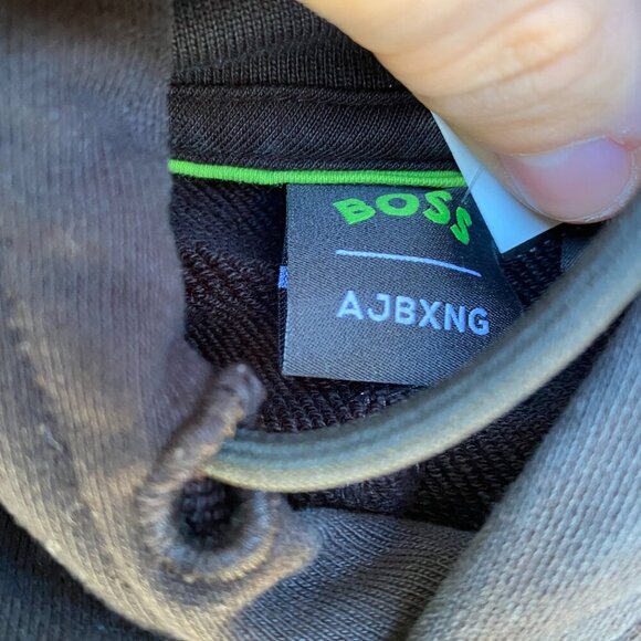 Men's Black Hugo Boss X Ajbxng Relaxed-fit Hoodie Anthony Joshua Boxing AJ - Picture 5 of 9